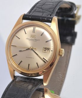 IWC, c.1960s, automatic date with Ca.8541B in 18KYG