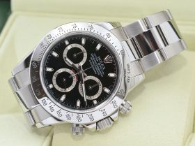 Rolex, 39mm 2009 Oyster Perpetual "Cosmograph Daytona" Chronometer Chronograph Ref.116520 V series in Steel