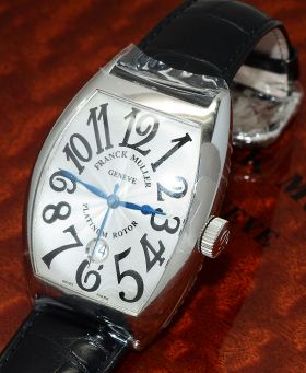 Frank Muller, 39mm "Casablanca Jumbo" auto/date Ref.8880SC DT in Steel