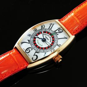 Franck Muller, Ref.5850 Curvex "Vegas" automatic in 18KYG