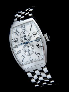 Franck Muller, gents "MasterBanker" Ref.6850MB auto/date in Steel with bracelet