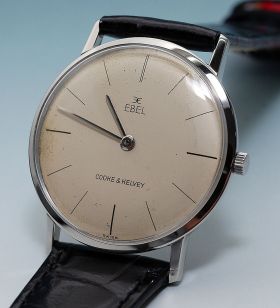 Ebel vintage retailed by Cooke & Kelvey in Steel