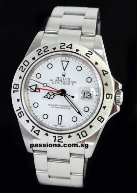 Rolex Oyster Perpetual Date, "Explorer II" ref.16570 F series in Steel