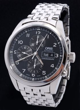 Oris Classic "XXL" Chronograph in steel