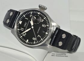 IWC, 46mm "Big Pilot" Ref.5004-01 anti-magnetic 7-Days auto+date in Steel