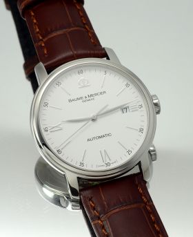 Baume & Mercier, 39mm "Classima Executive" M0A08686 auto date in Steel