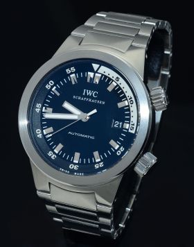 IWC 42mm "Aquatimer Automatic" Ref.3548-05 auto/date 1000m in Steel