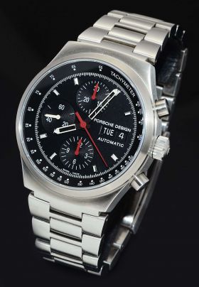 Porsche Design by Eterna 40mm "P6510 Heritage Chronograph" Ref.6625.41.42.0132 automatic day-date in Steel