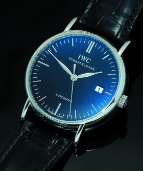 IWC, 39mm "Portofino Automatic date" Ref.3563 in Steel