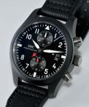 IWC, 46mm "Pilot's Flyback Chronograph Top Gun Miramar" Ref.3880-01 auto, date, antimagnetic in Black Ceramic