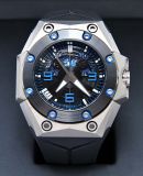 Linde Werdelin 44mm "Oktopus Double Date-Blue" 300m Diver's Limited Edition of 88pcs in Titanium