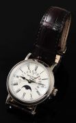 Patek Philippe, 38mm Ref.5159G-001 "Perpetual Calendar, retrograde date" Grand Complications Officer's case in 18KWG