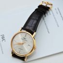 IWC, 39mm "Portofino Automatic date" Ref.3563/10 Limited Edition of 300pcs in 18KPG