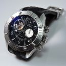 Zenith, 46mm "Defy Classic Open El Primero Chronograph" automatic power reserve Ref.03.0526.4021/21.R642 in Steel