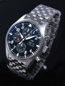 *NEW* IWC, 43mm "Pilot's Chronograph" Ref.3777-10 auto, day-date, antimagnetic in steel