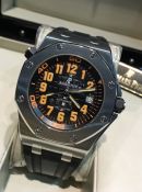 Audemars Piguet, 42mm "Royal Oak Offshore Scuba 300m Boutique S.Edition 300pcs" Ref.15701ST.OO.D002CA.01 in Steel