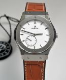 *NEW* Hublot 42mm Classic Fusion 545.NX.2210.LR manual winding in Steel & Titanium