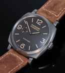Panerai Pam619 45mm Radiomir 1940 3 Days automatic in Titanium with brown sandwich dial