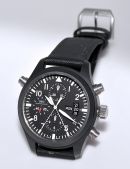 IWC, 44mm "Doppel Chronograph" Ref.3786-01 Limited Edition of 1000pcs in Black Ceramic & titanium