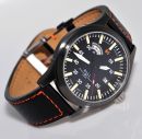 Ball Watch Co, 43mm "Fireman Night Train" Universal Time Coordinated, date in black DLC steel