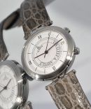 Van Cleef & Arpels 36mm "Memento" Memovox alarm watch by Jaeger LeCoultre in Steel