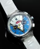 Louis Vuitton 44mm "Tambour LV Cup Régate" automatic Chronogaph Ref.Q102M in steel