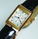Jaeger LeCoultre 26x42mm "Reverso, Daydate" 270.240.362B in 18KPG