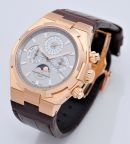*NEW* Vacheron Constantin 42mm Overseas Chronograph Perpetual Calendar 49020/000R-9753 automatic in 18KPG