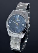 *NEW* Seiko, 39.5mm Grand Seiko Ref.SBGH267 20th anniversary LE1500pcs Blue dial Hi-beat auto date Cal.9S85 in Steel