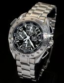Omega 42mm Speedmaster Rattrapante Split-seconds Chronograph Chronometer automatic Black Carbon Fibre Ref.35405000 in Steel