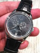 2015 Patek Philippe, 39mm "Annual Calendar, Moonphase" Ref.5146P-001 in Platinum discontinued model