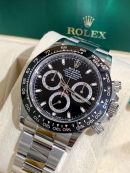 2019 Rolex, 40mm Oyster Perpetual Ref.116500LN "Cosmograph Daytona" automatic Chronometer black dial in Steel & Ceramic. B&P