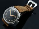 Panerai, 47mm Pam424 Historic "Radiomir California 3 Days" manual winding in Steel