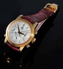 Girard Perregaux, 38mm "Ferrari Chronographe à Rattrapante" Ref.9015 auto Limited Production in 18KYG