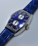 Franck Muller, 32 x 45mm "MasterBanker" 3 time zones Ref.5850MB auto/date in Platinum