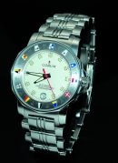 Corum 38mm Admiral's Cup Chronometer Ref.98253020 automatic date in Steel