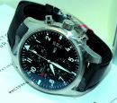 IWC, 43mm "Pilot's Chronograph" Ref.3777-01 auto, day-date, antimagnetic in steel