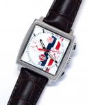 Tag Heuer 38mm "Monaco" vintage Gulf Chronograph Ref.CW2118.FC6207 Limited Edition of 4000pcs auto/date in Steel
