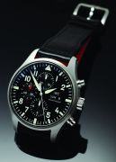 IWC, 43mm "Pilot's Chronograph" Ref.3777-09 auto, day-date, antimagnetic in steel