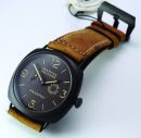 Panerai, 47mm Pam00339 Radiomir Composite Marina Militare 8 Giorni 8 days manual winding Special Edition 1500 in Brown Composite