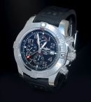 2019 Breitling 48mm Super Avenger II Chronograph A1337111/BC28 automatic, date chronometer in Steel on rubber strap. Full set