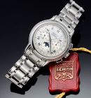 Zenith, 40mm "Chronomaster El Primero Moonphase" Chronometer Chronograph Ref.02.0240.410/01 in Steel