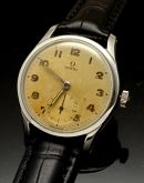 Omega, 35mm Circa 1950 small seconds manual winding in Steel