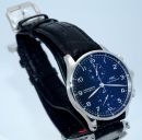 IWC, 41mm Ref.3714-47 "Portuguese Chronograph" automatic in Steel