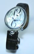Breguet 36mm lady's "Reine de Naples" 8967ST/58/986 automatic in Steel with pearl dial