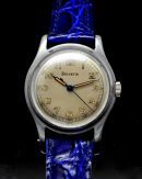 Helvetia C.1940s 32mm boy size manual winding in chromed and steel case