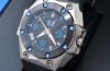 Linde Werdelin 44mm "Oktopus Double Date-Blue" 300m Diver's Limited Edition of 88pcs in Titanium