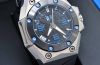 Linde Werdelin 44mm "Oktopus Double Date-Blue" 300m Diver's Limited Edition of 88pcs in Titanium