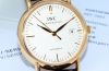 IWC, 39mm "Portofino Automatic date" Ref.3563/12 Limited Edition of 500pcs in 18KPG