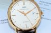 IWC, 39mm "Portofino Automatic date" Ref.3563/12 Limited Edition of 500pcs in 18KPG
